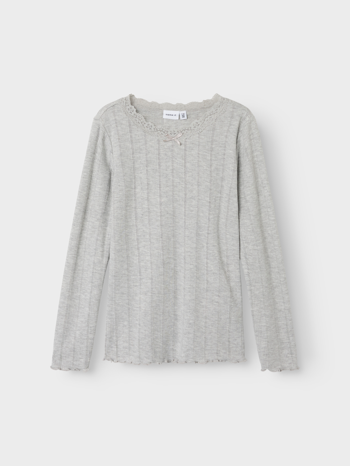 NKFFREDA T-Shirt - Grey Melange